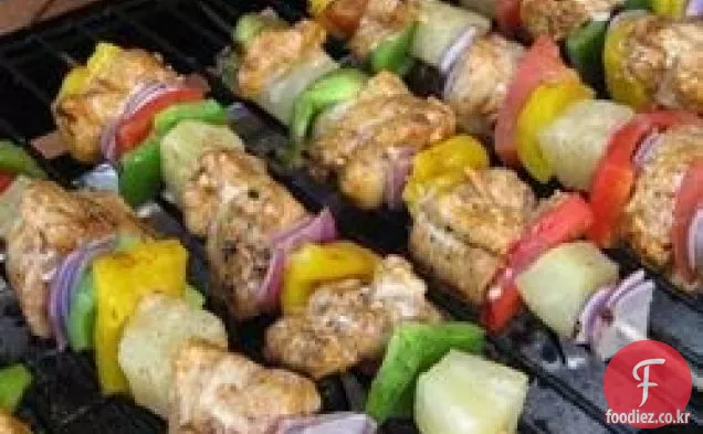 칠리 라임 치킨 케밥