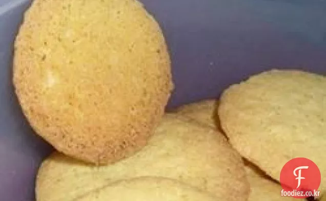 옥수수 가루 코코넛 쿠키