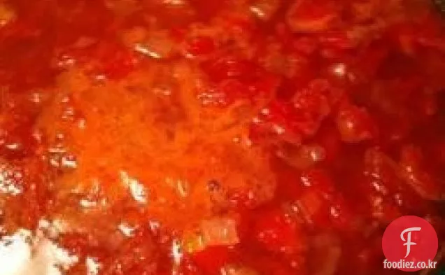 잘 익은 토마토 양념