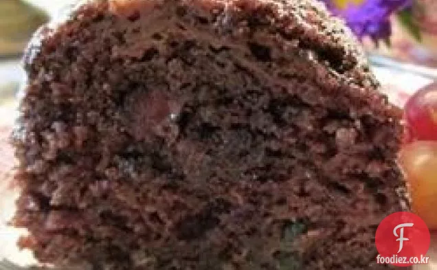 주키니 초콜릿 칩 케이크