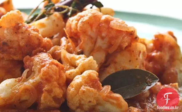 토마토 찐 콜리 플라워 레시피