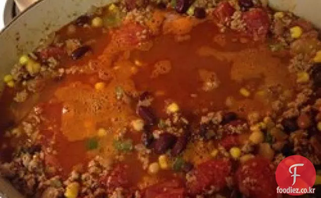 칠면조와 콩 칠리