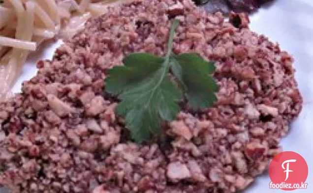 피칸 겉 껍질 돼지 고기 볶음