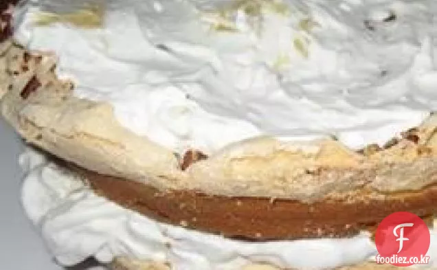 파인애플 머랭 케이크