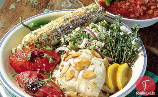 까맣게 탄 토마토 샐러드