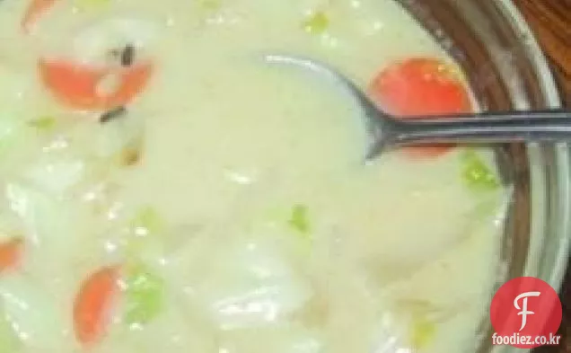 카레 야생 쌀 수프