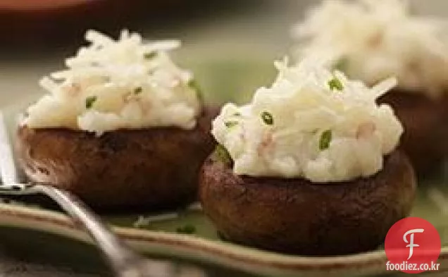 치즈 으깬 감자 박제 버섯