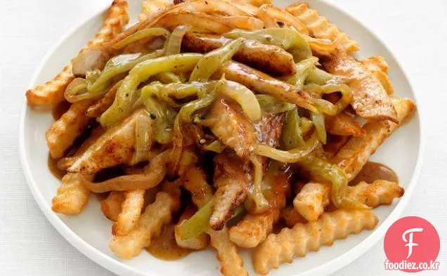 감자 튀김과 칠레 치킨