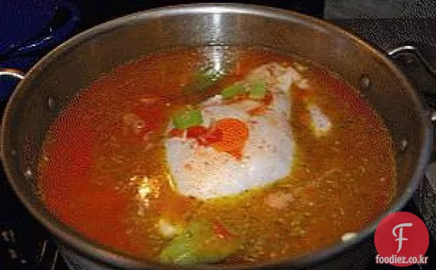 이탈리안 치킨 누들 스프