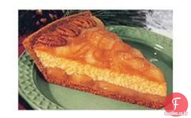 카라멜 사과 치즈 케이크 파이