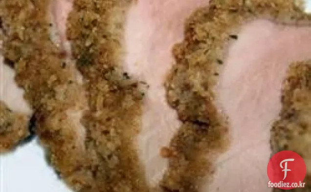 쉽고 우아한 돼지 고기 안심