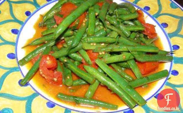 그린빈즈,토마토&발사믹
