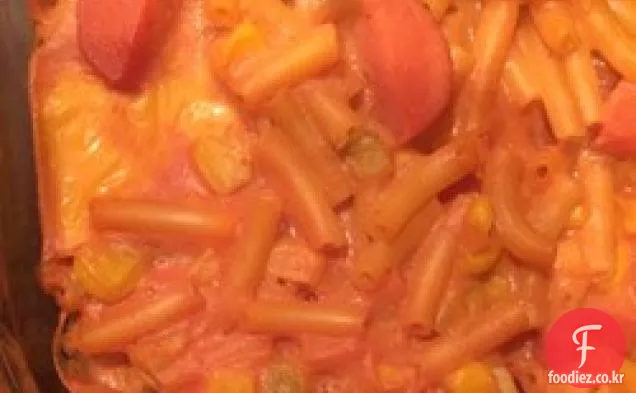 핫도그 마카로니 베이킹