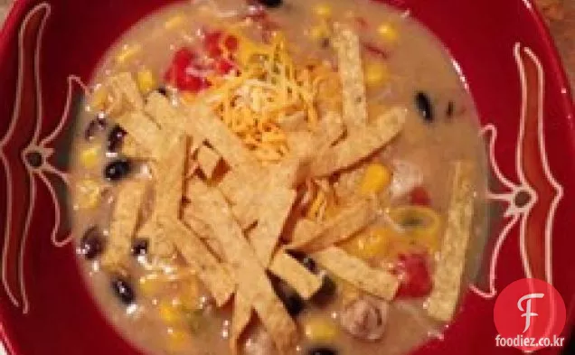 6 캔 치킨 토틸라 수프