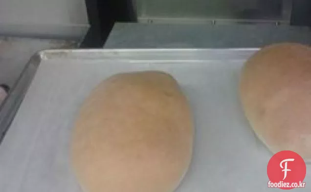 간단한 흰 빵