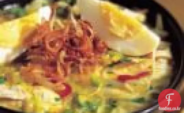 인도네시아 매운 치킨 누들 스프