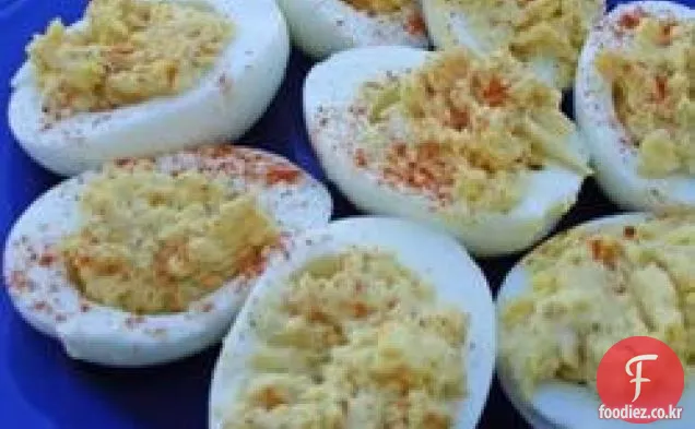 매운 이탈리아 매운 계란