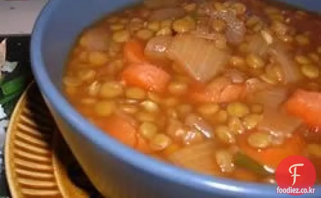 렌즈 콩 수프 3