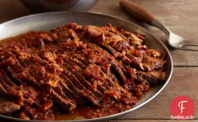 텍사스 바베큐 찐 쇠고기 양지머리
