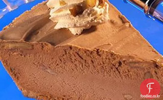 냉동 초콜릿 땅콩 버터 피칸 파이