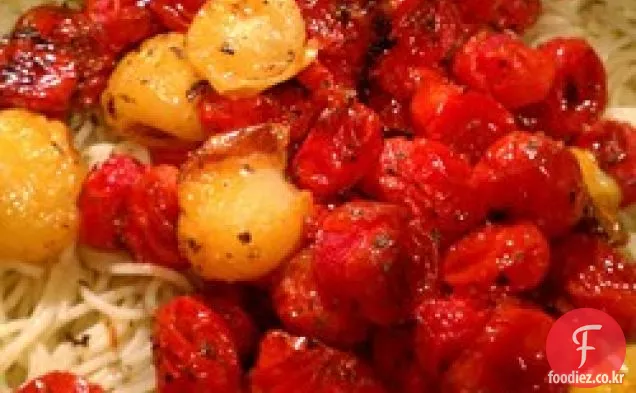 마늘과 구운 토마토