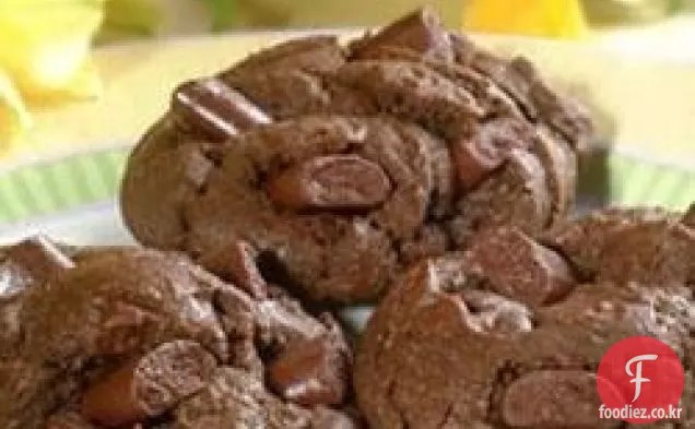 더블 초콜릿 덩어리 쿠키