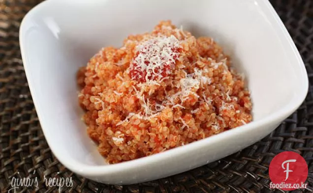 퀴 노아 리조또