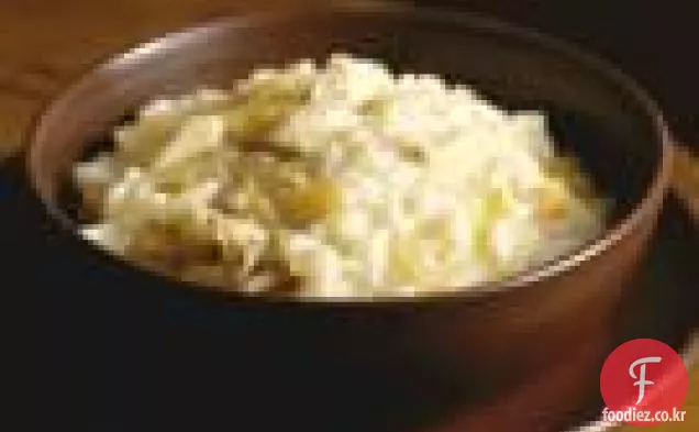 닭고기와 캐러멜 양파 리조또