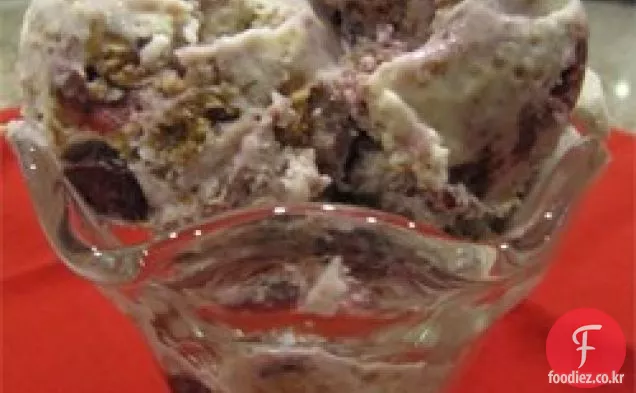 블루 베리 치즈 케이크 아이스크림