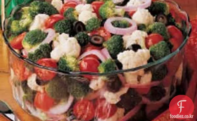 다채로운 야채 샐러드