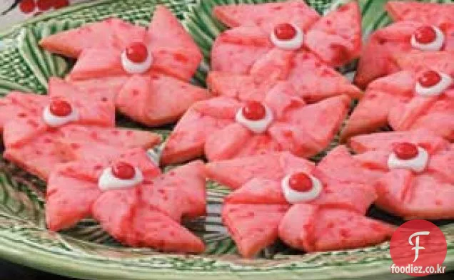 포 인 세 티아 바람개비 쿠키