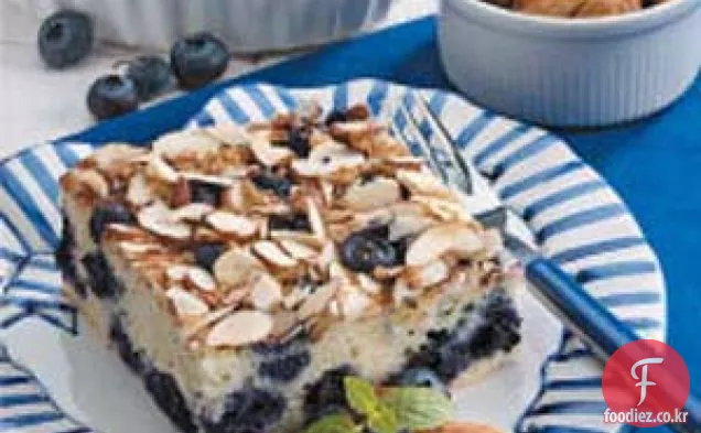블루 베리 아몬드 커피 케이크