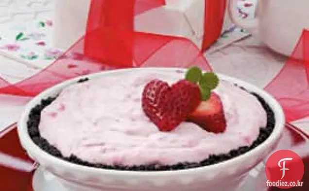 놀라운 딸기 크림 파이