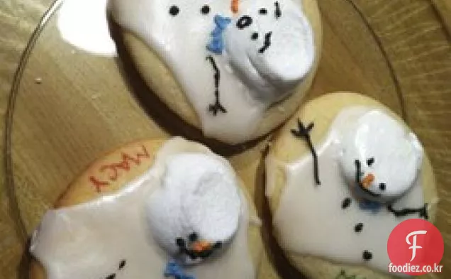 녹은 눈사람 쿠키