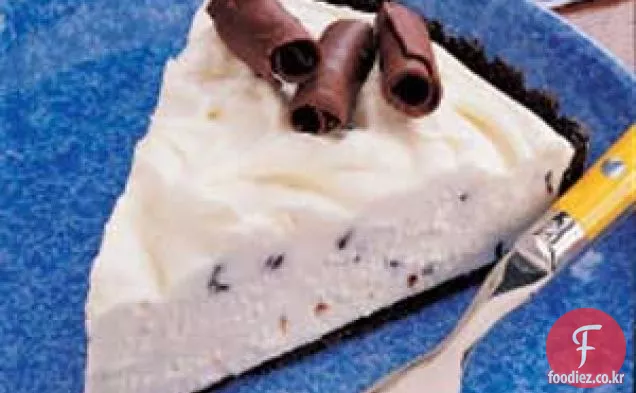 냉동 초콜릿 치즈 케이크 타르트