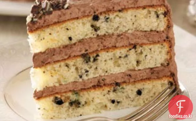 초콜릿 민트 크림 케이크