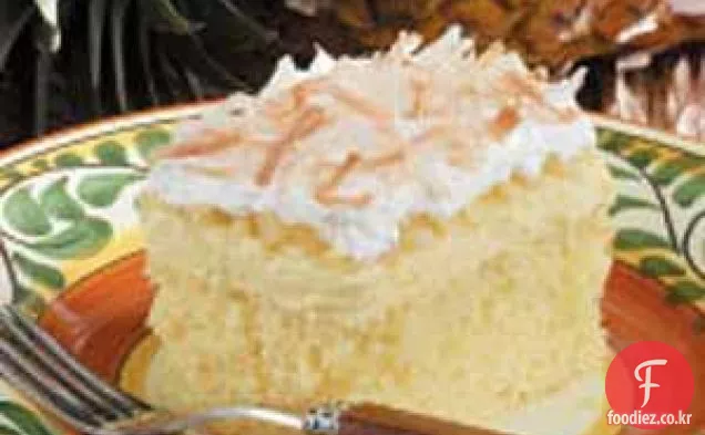 하와이 웨딩 케이크