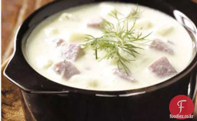 크림 치즈 감자 수프