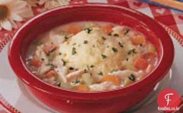 엄마의 치킨 앤 버터 밀크 만두
