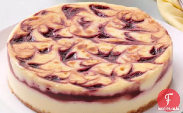 라즈베리&화이트 초콜릿 치즈 케이크