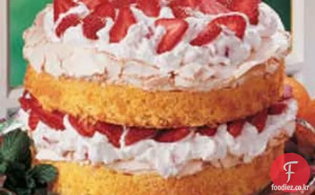 딸기 머랭 케이크