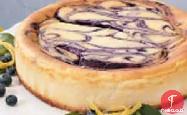 블루 베리 소용돌이 치즈 케이크