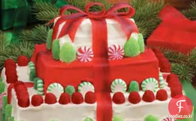 크리스마스 선물 케이크