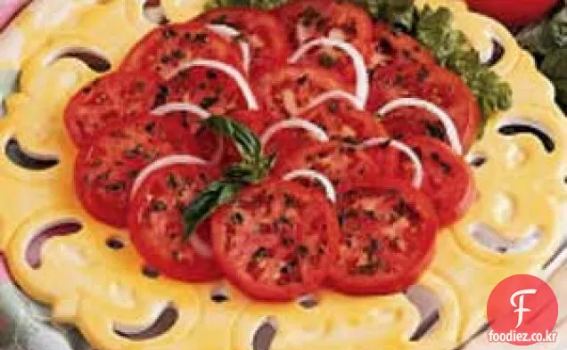 톡 쏘는 토마토 슬라이스