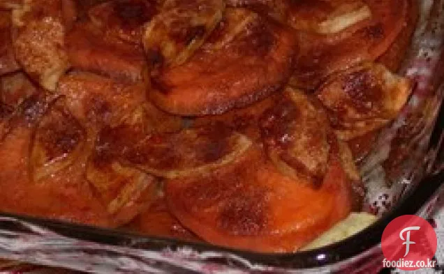 감자 고구마와 사과
