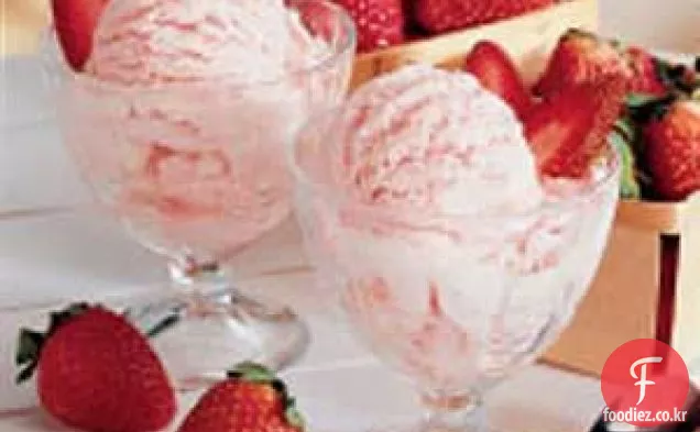 최고의 딸기 아이스크림