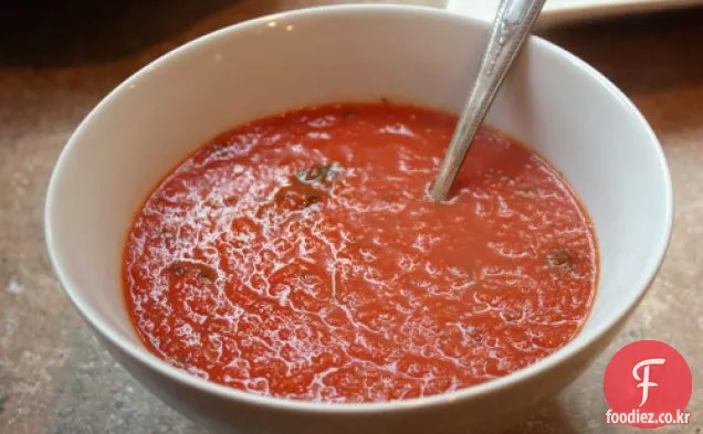 토마토 부추 수프