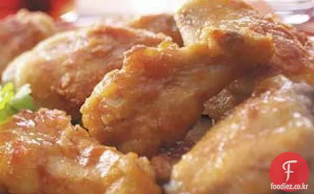 허니 오렌지 치킨 윙