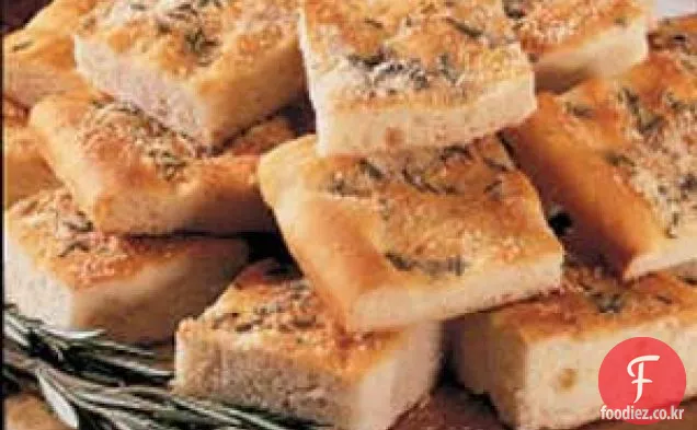 포카치아 빵 사각형