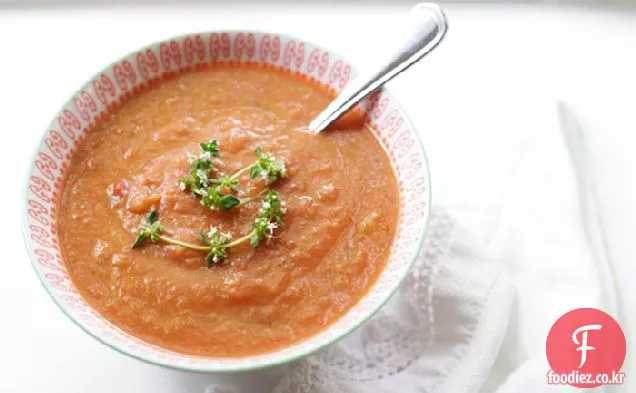 짭짤한 토마토&비달리아 양파 수프